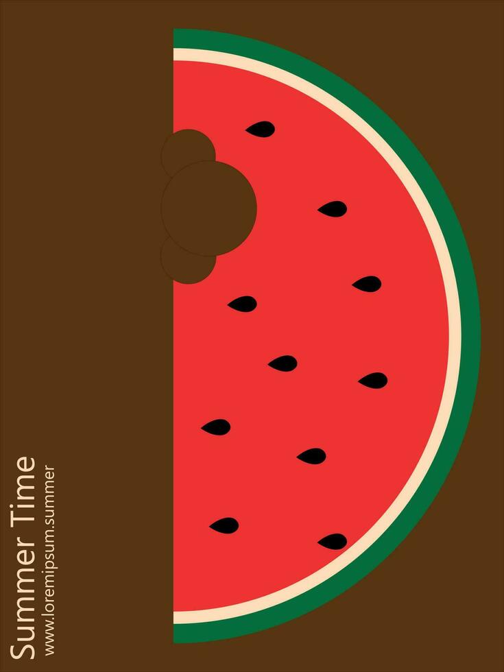 Summer series vector, a vector that indicates the time to enjoy summer.