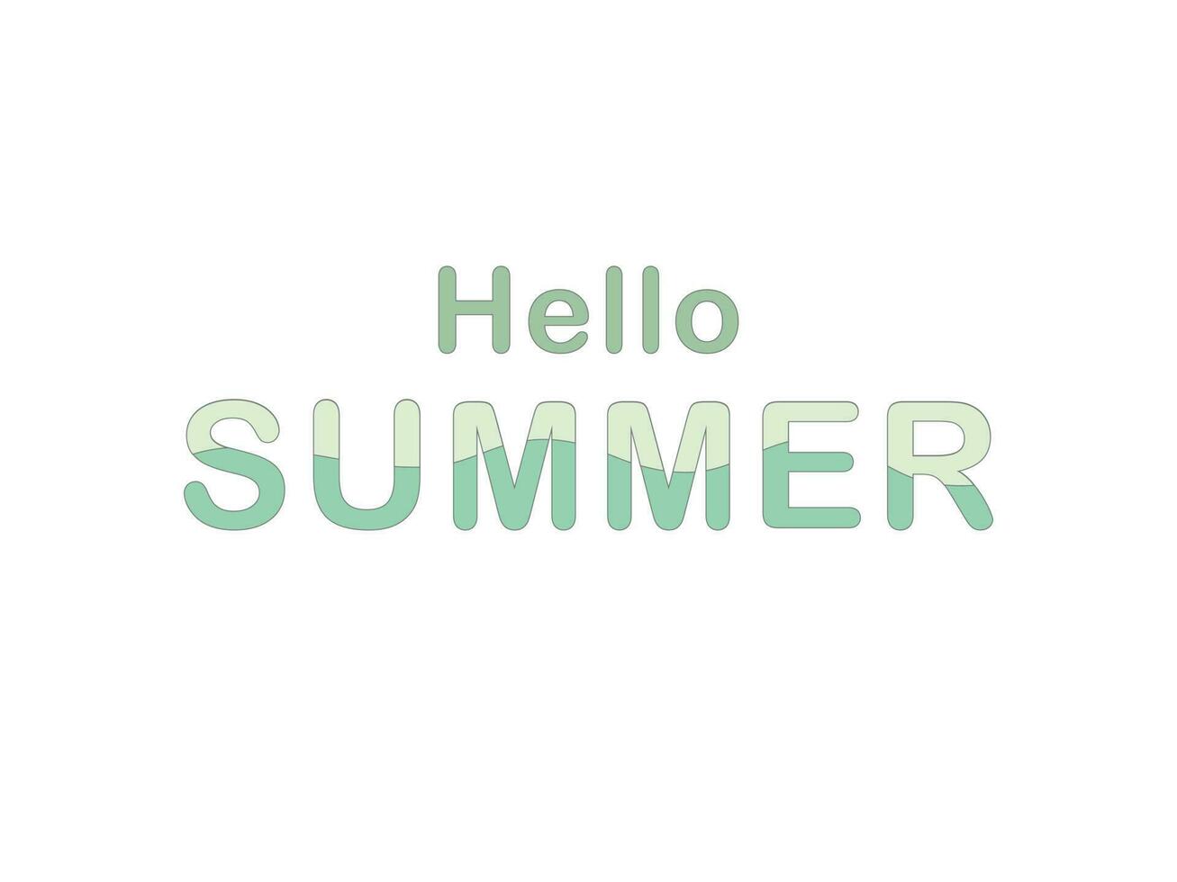 Summer series vector, a vector that shows welcoming during the summer.