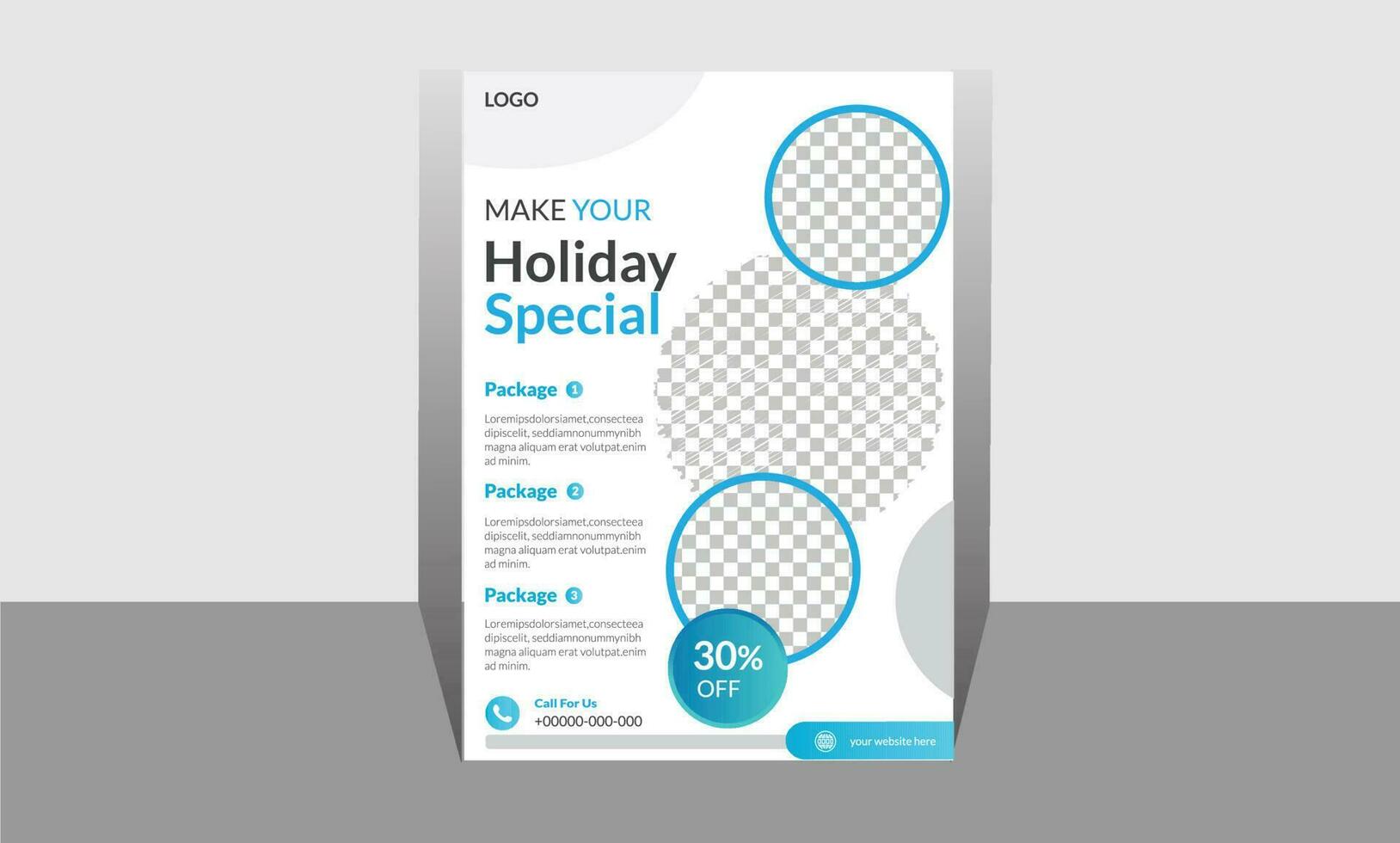 Travel agency Holidays print template Brochure design, cover modern layout, poster, flyer in A4 Travel poster or flyer design. vector