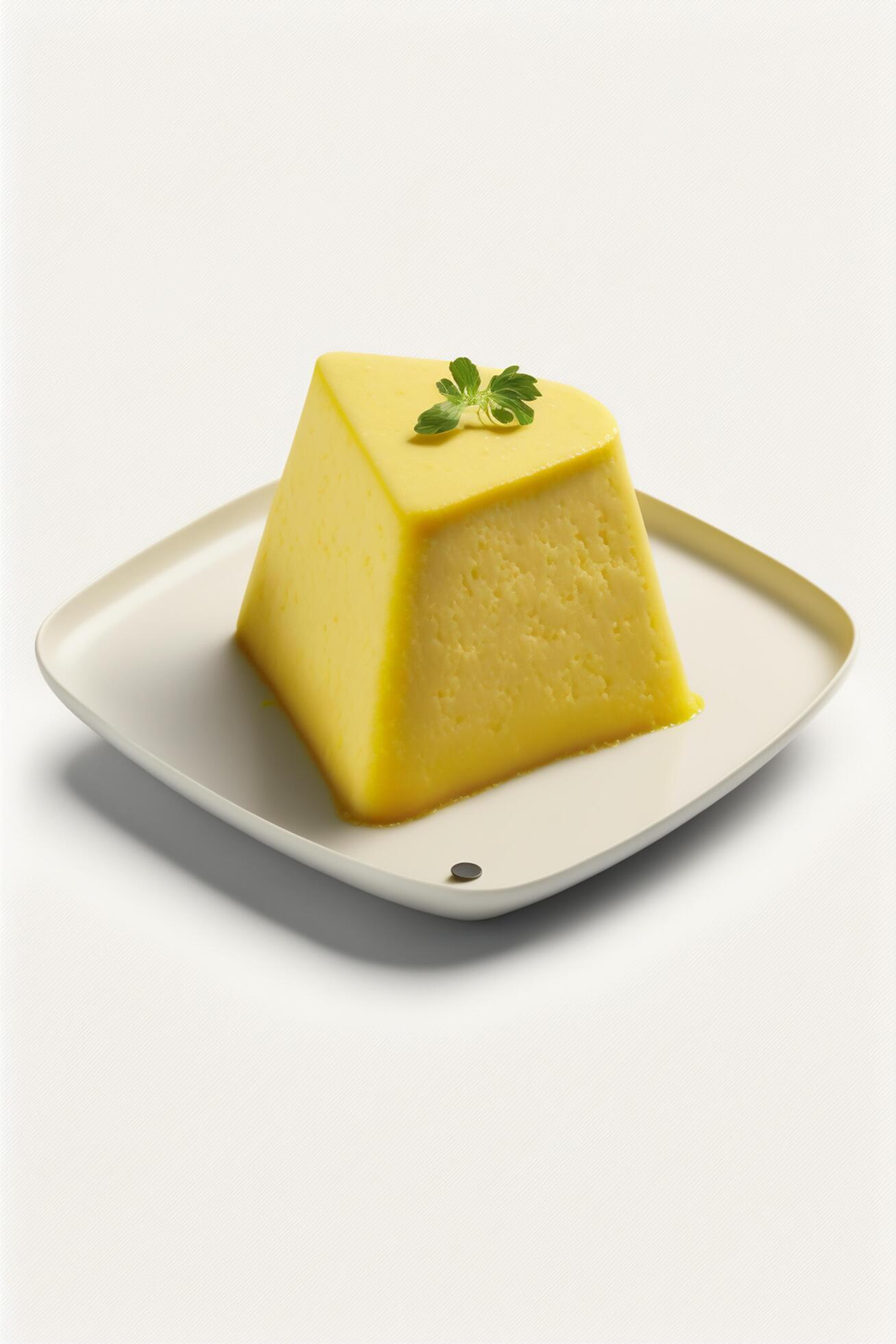 Authentic Italian Polenta Dish Isolated on White Background for Gourmet