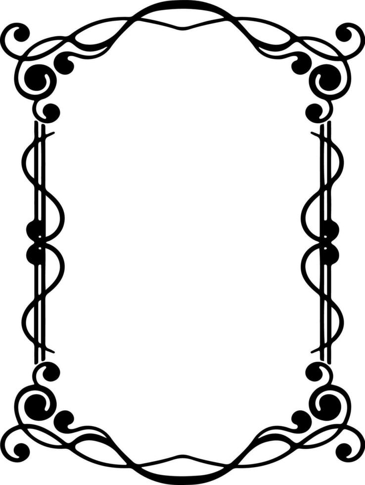 vintage vector frame