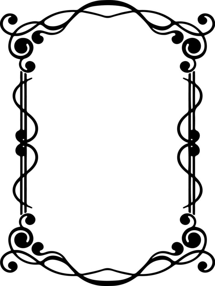 vintage vector frame