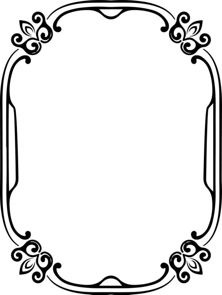 vintage vector frame