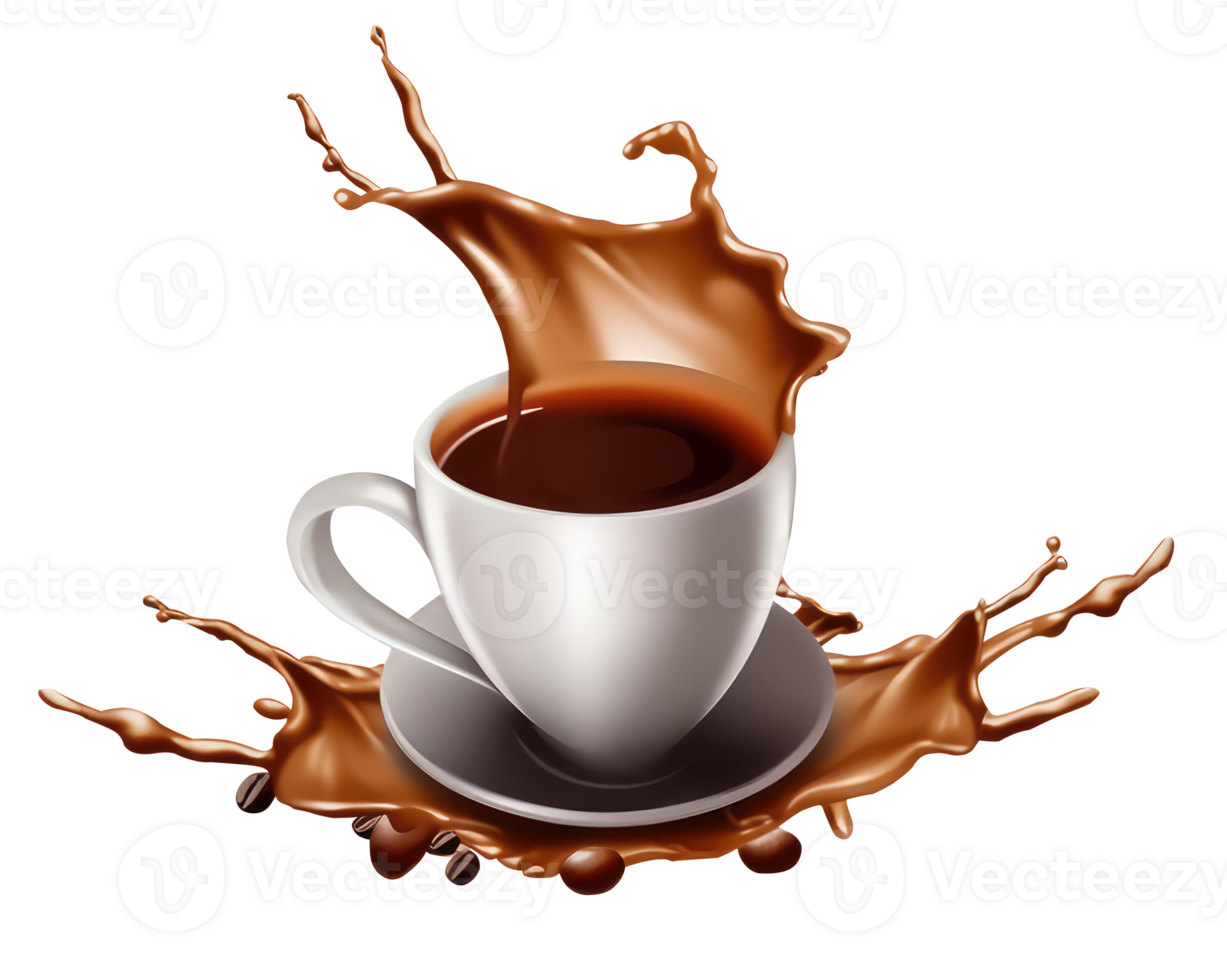 Coffee Cup with Beans. png
