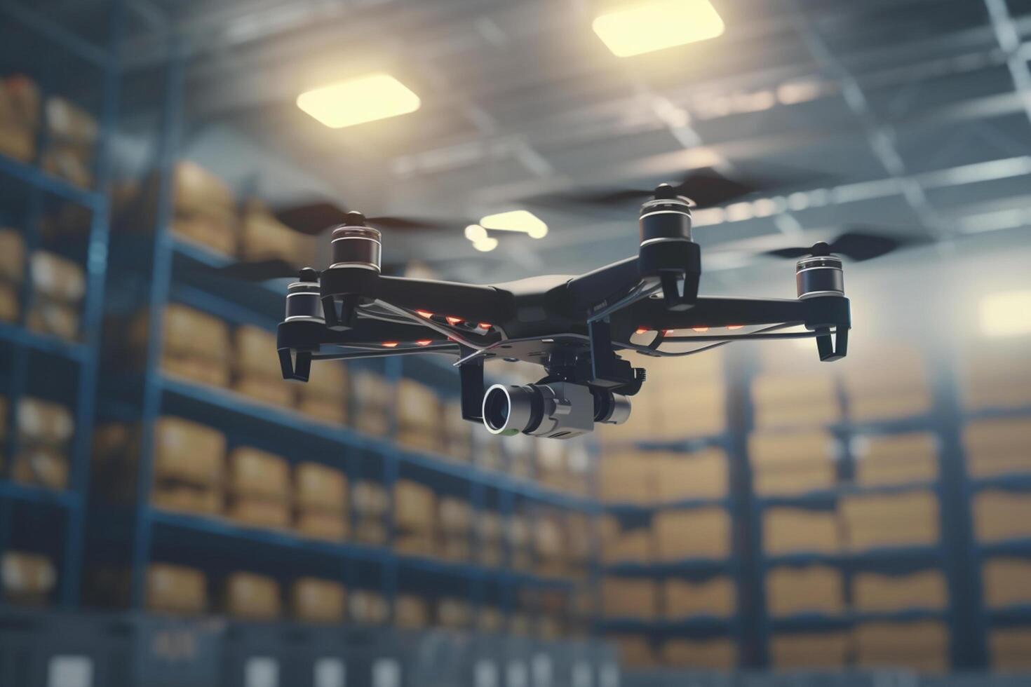 AI-Driven Drone Management in Warehouses and Logistics Centers photo