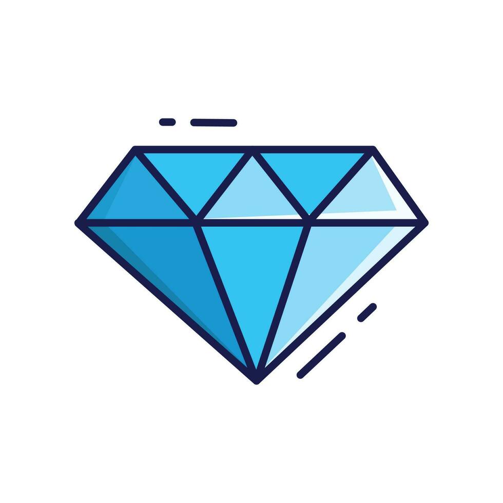 Illustration vector graphic of the Diamond