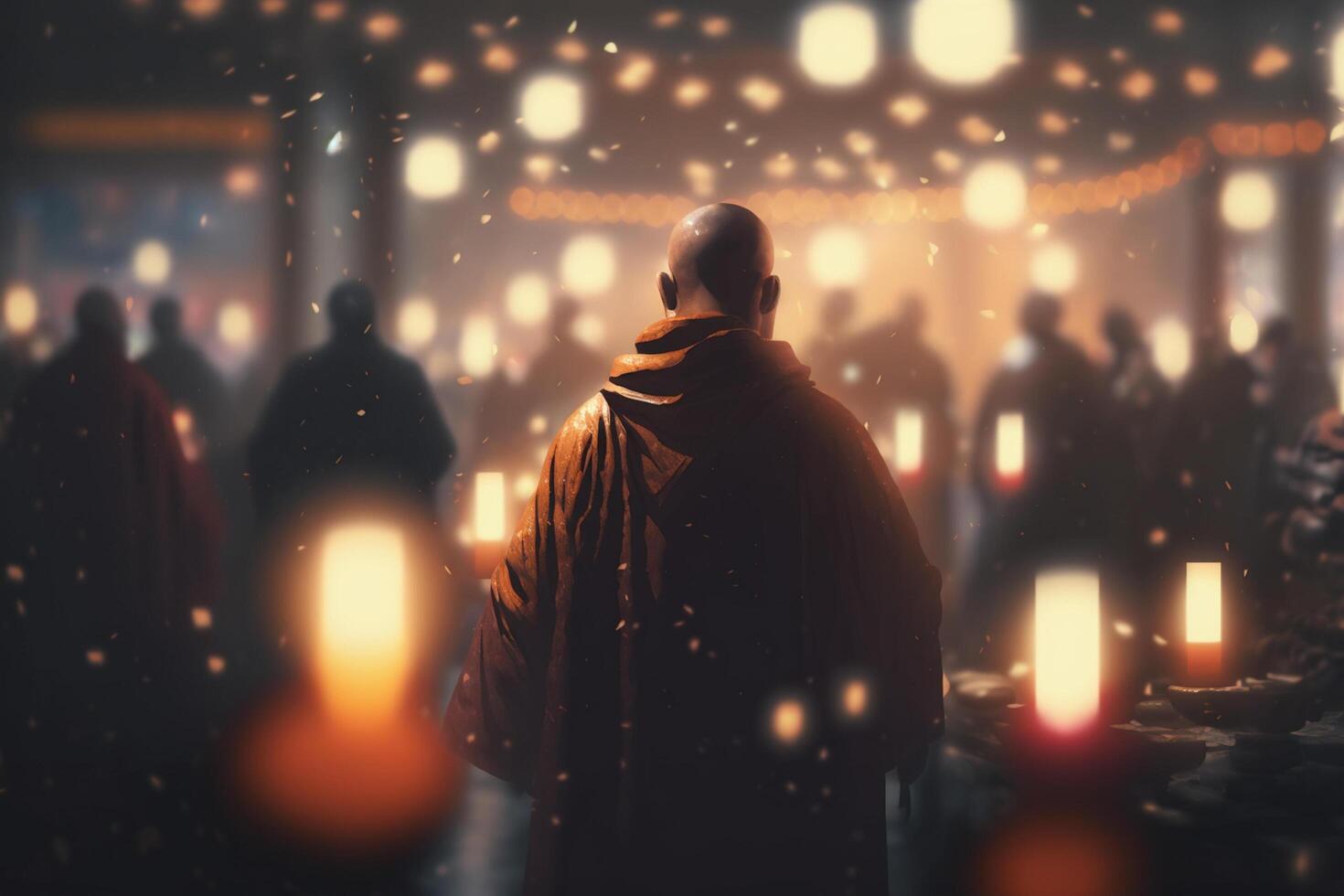 The Festive Spirit of Thailand's Kathina Ceremony photo