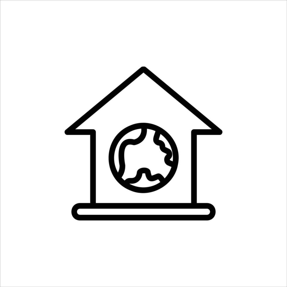 house in flat design style vector