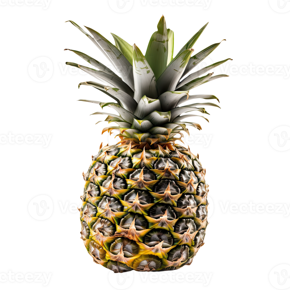 Summer Fruit of Pineapple Isolated on Transparent Background. . png