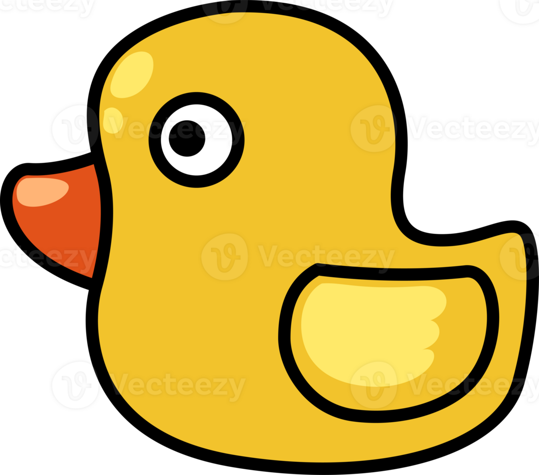 cartoon duck outline png