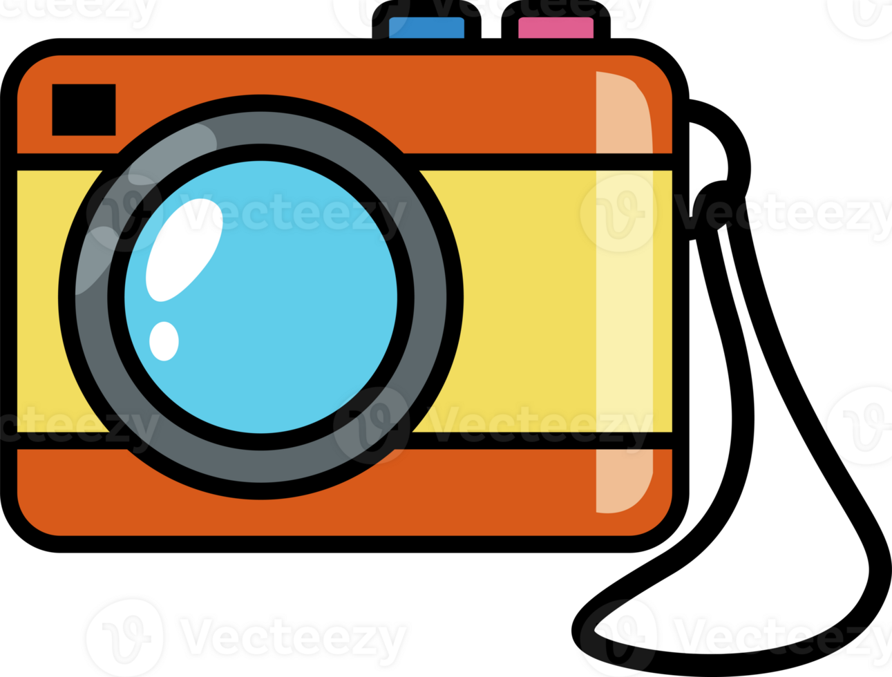 icono de cámara digital, estilo de dibujos animados 14987821 Vector en  Vecteezy