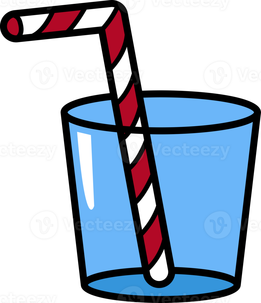 glasses with drinking straws png