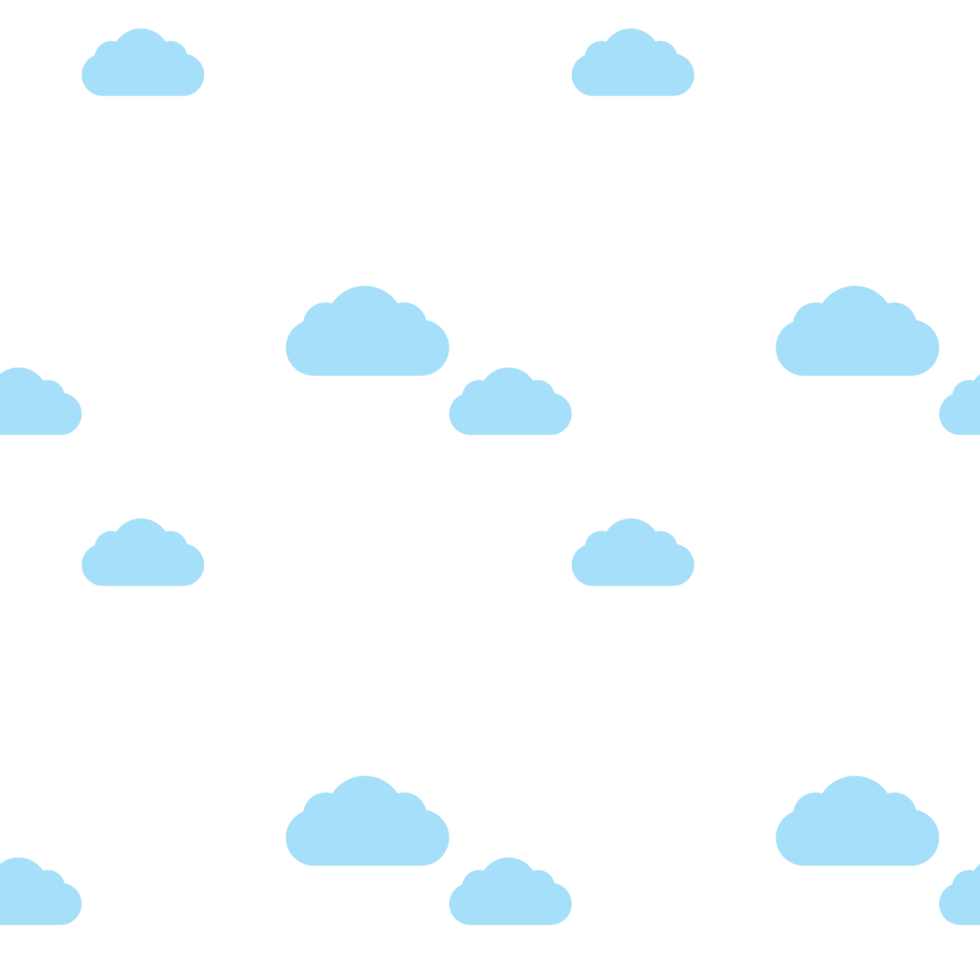 Cloud Seamless Background PNG