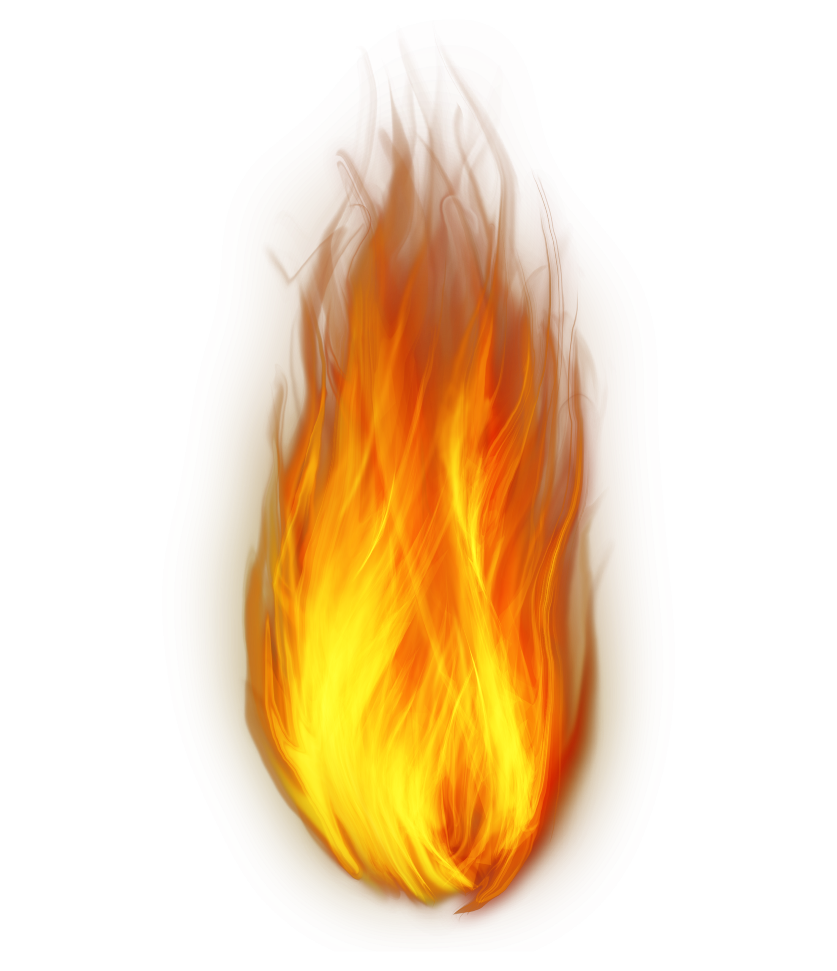 Realistic burning fire flames, Burning hot sparks realistic fire flame