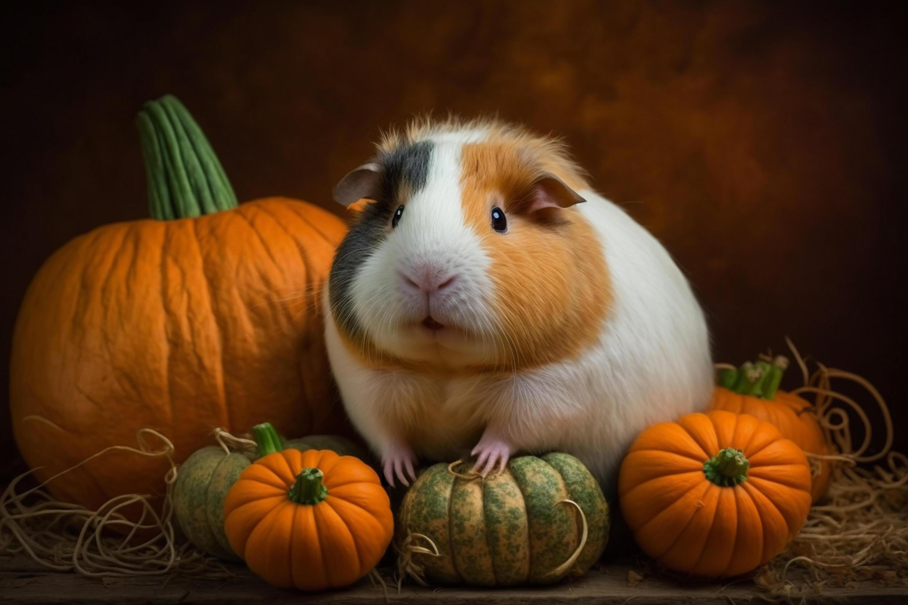 Funny Guinea Pig Sits Between Pumpkins 24063193 Stock Photo At Vecteezy funny-guinea-pig-sits-between-pumpkins-24063193-stock-photo-at-vecteezy