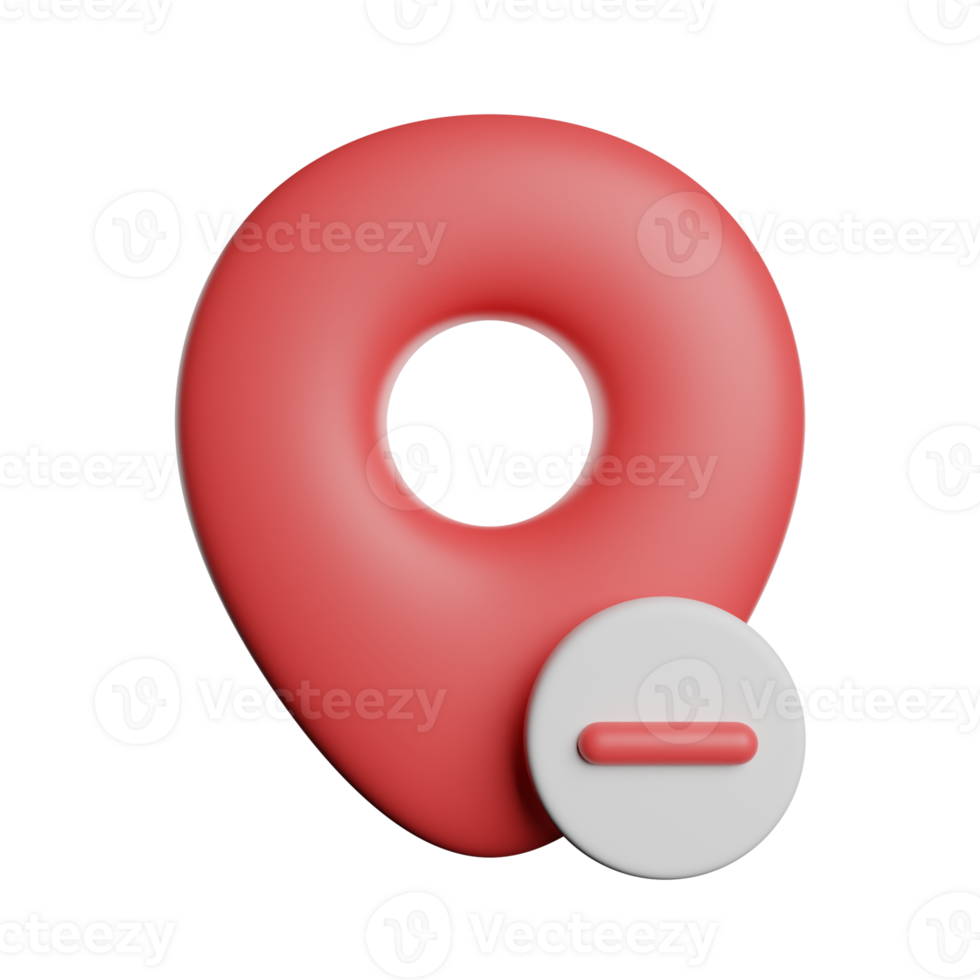 Remove Pin Location png