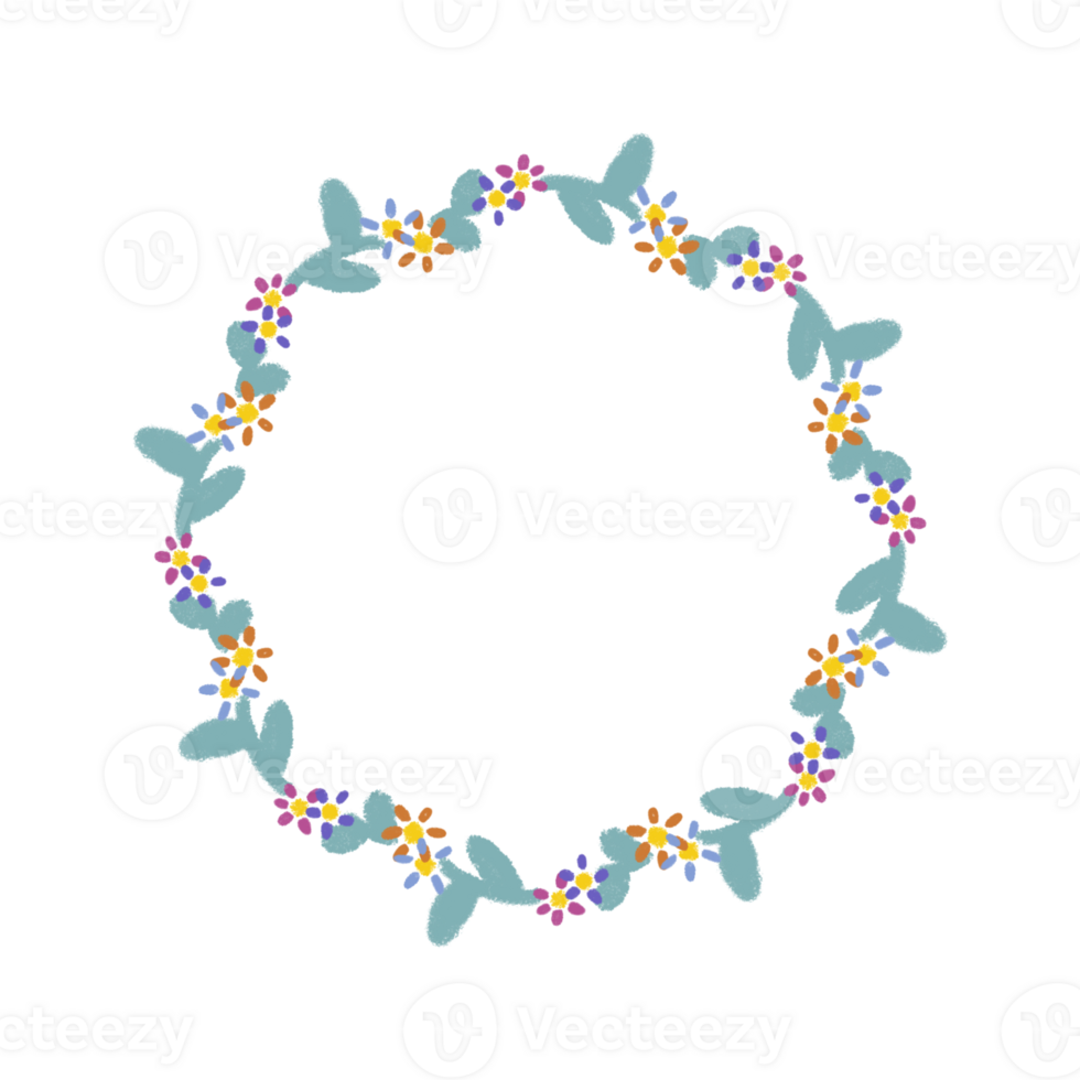Lovely circle flower png