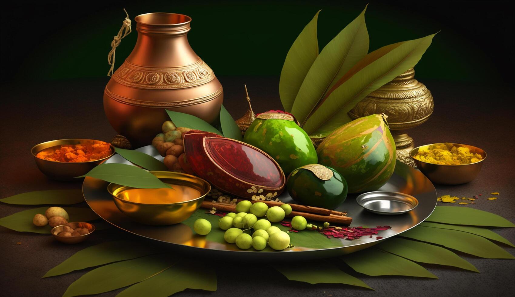 Ugadi Celebrations A Joyful Indian New Year photo