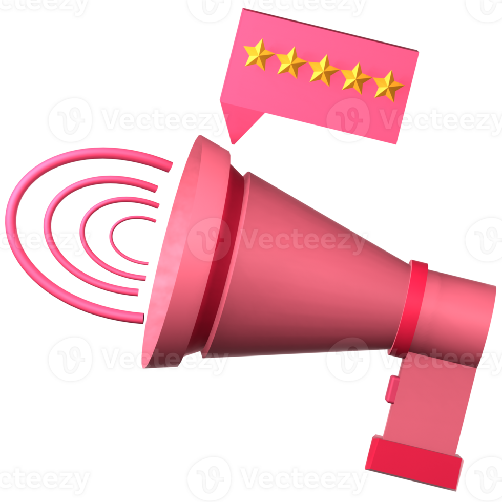 megaphone 3d icon png