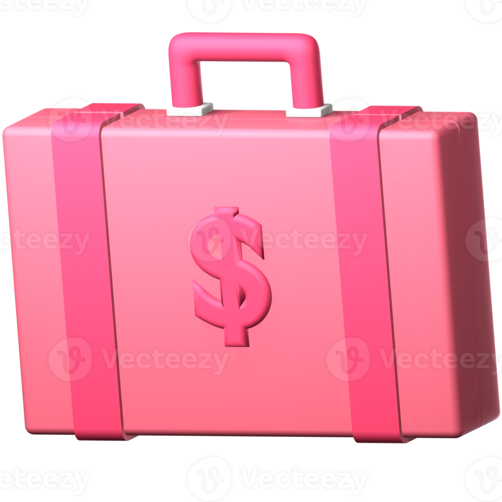briefcase 3d icon png