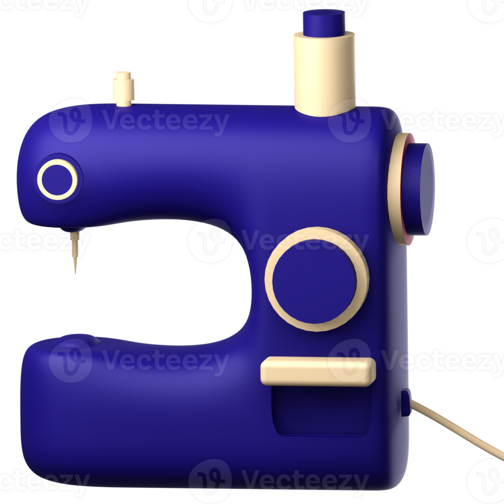 de coser máquina 3d icono png