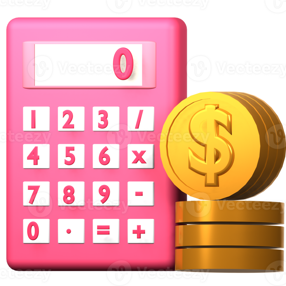 calculator 3d icon png