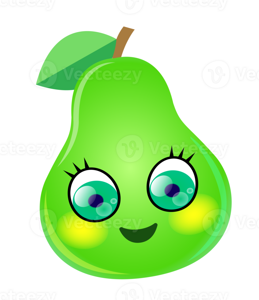 Cute cartoon sticker. PNG with transparent background