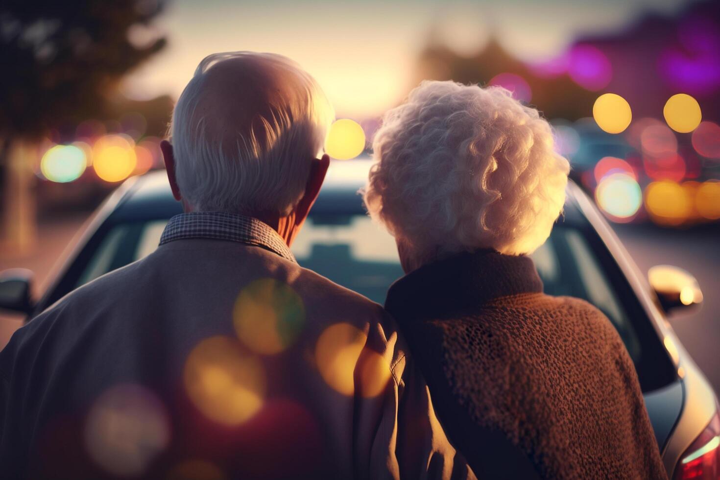 A Life Fulfilled Together Embracing Love and Dreams in Old Age photo