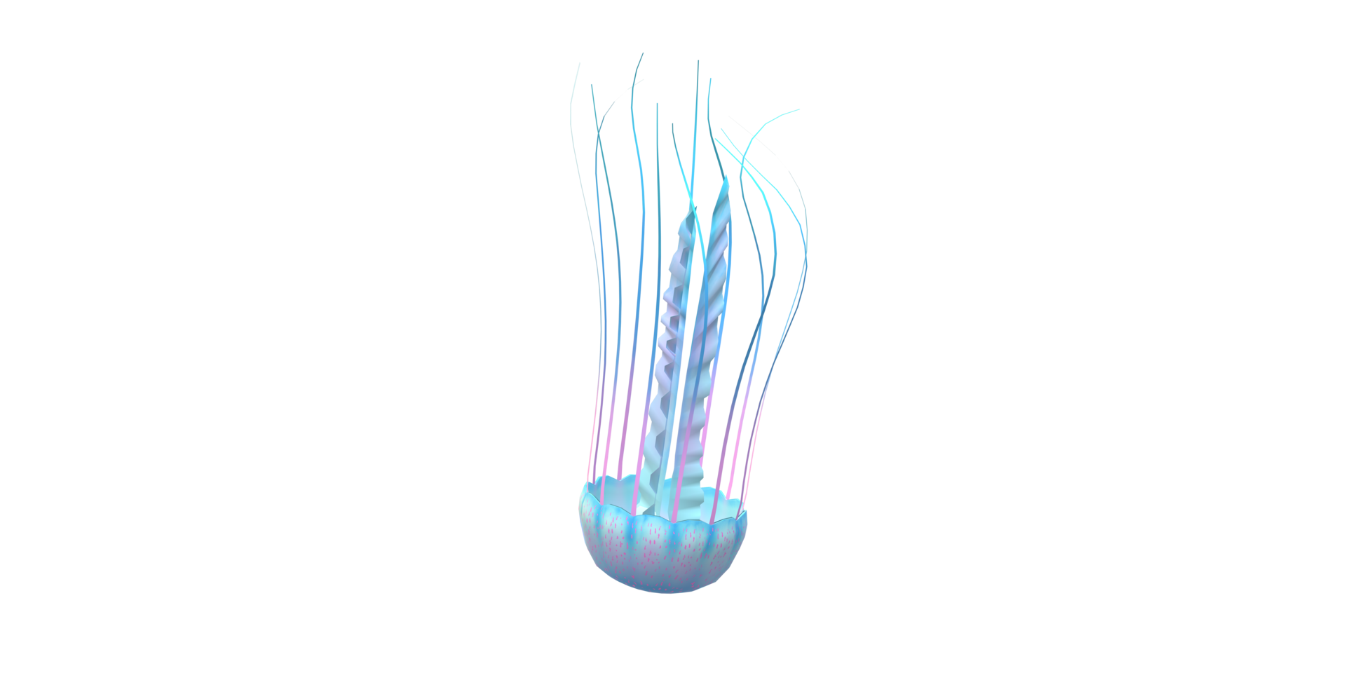 Jelly Fish isolated on a Transparent Background png