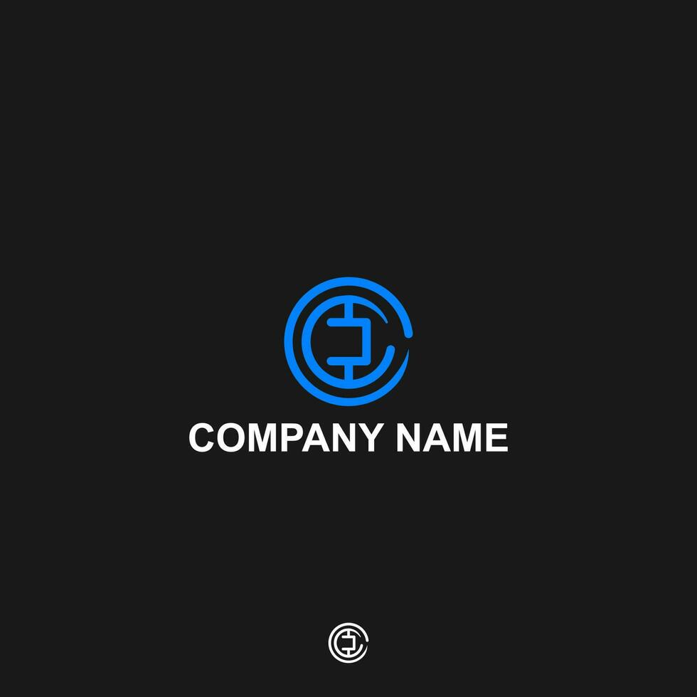 Monogram logo letter C, CC or CCC modern company c, letter, icon, cc, abstract, vector, business, design, wedding, art, font, concept, label, alphabet, template, bitcoin, blue, creative vector