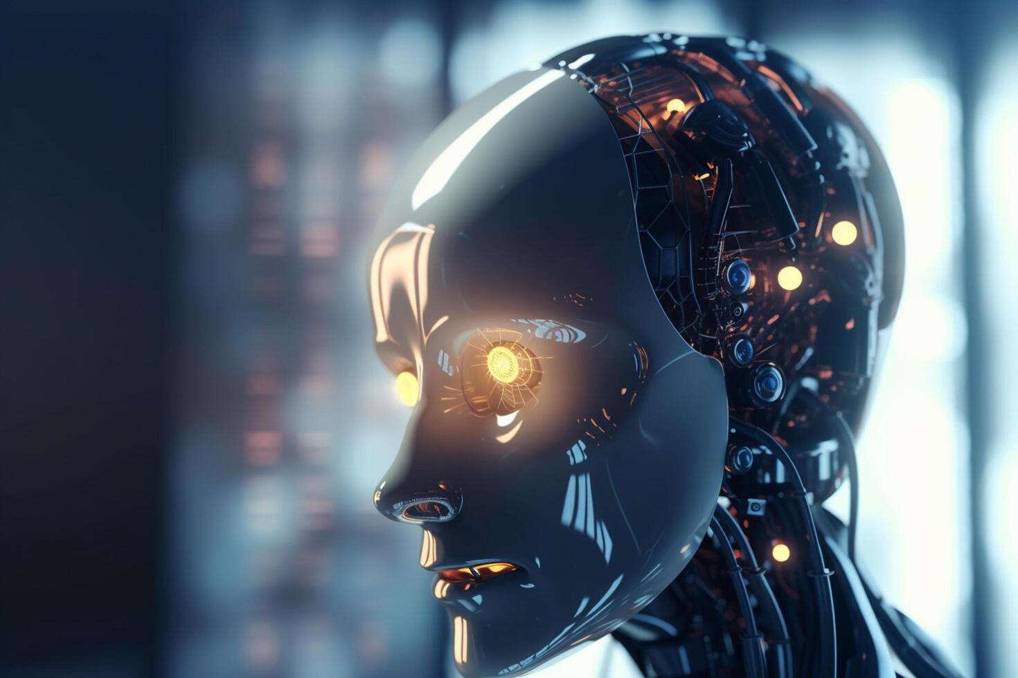 Future of Consulting How AI is Transforming the Industry - Concept Illustration photo