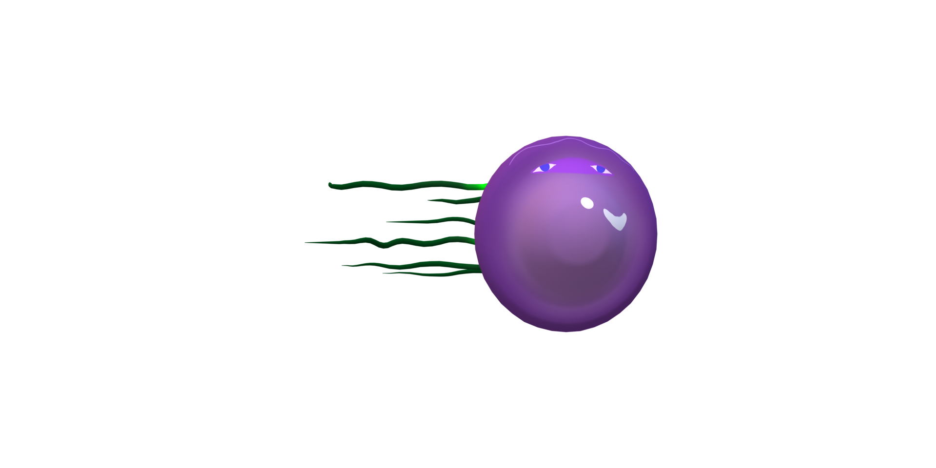Jelly Fish isolated on a Transparent Background png