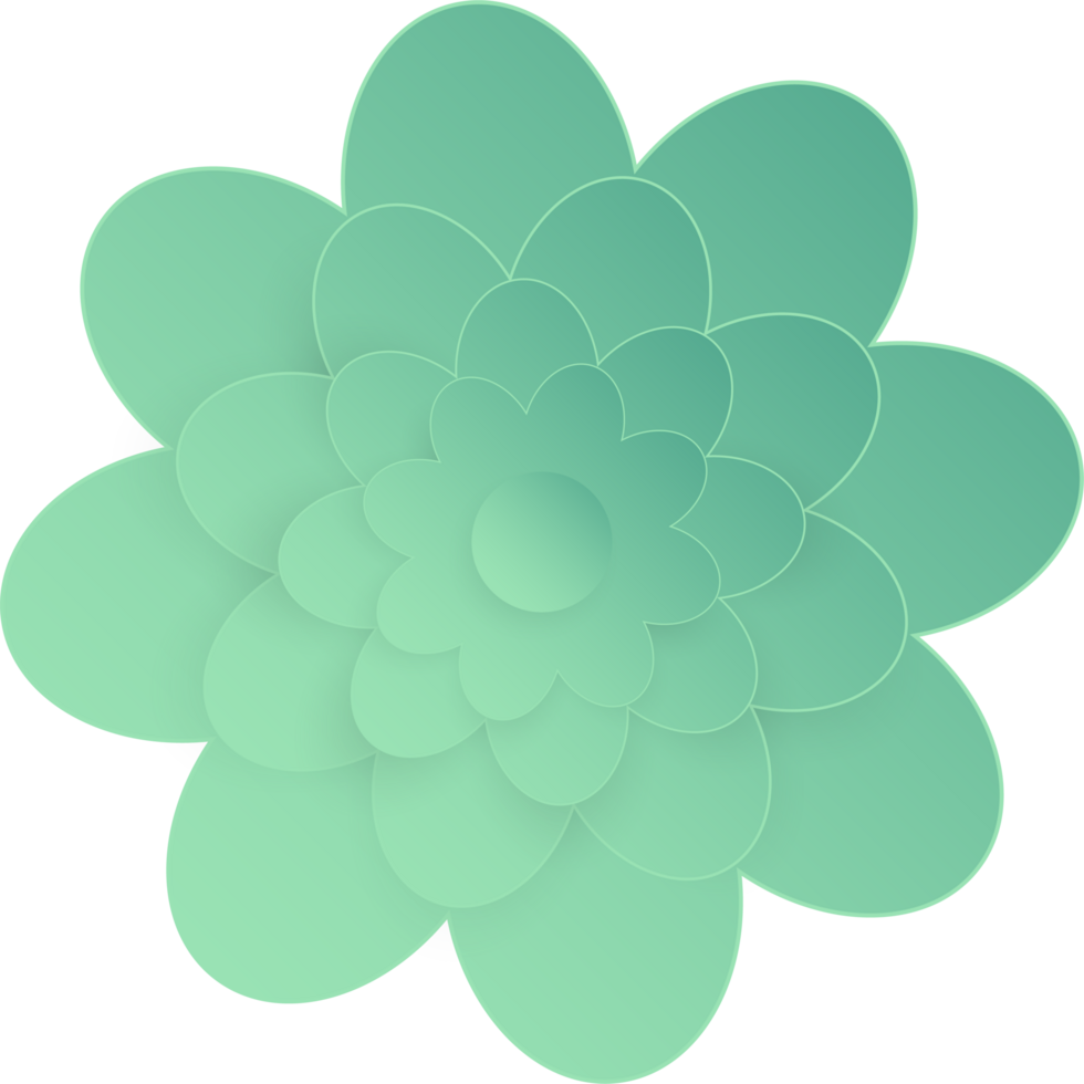 Flower, Element of floral paper cut. Paper cut of flower shape and spring symbol. png