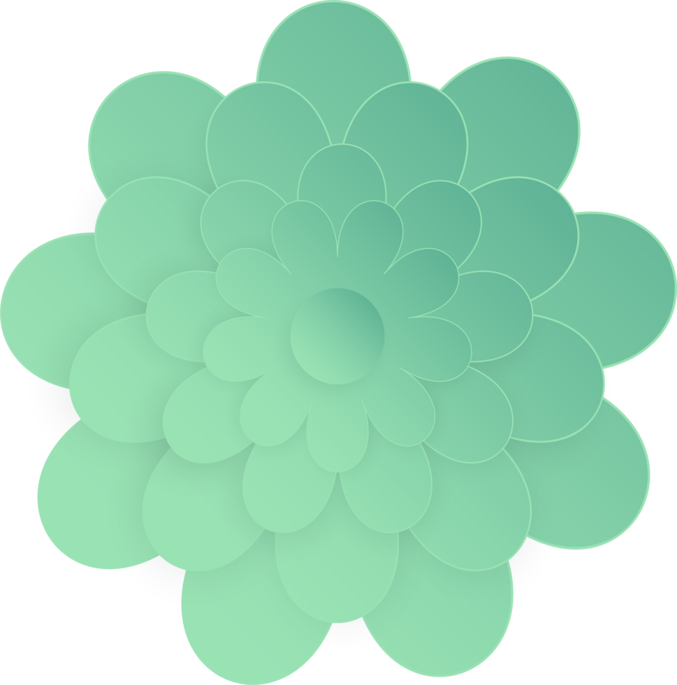 Flower, Element of floral paper cut. Paper cut of flower shape and spring symbol. png