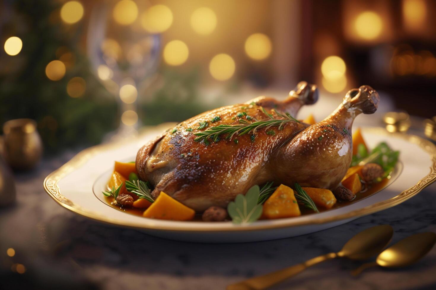 Succulent Confit de Canard with Savory Herbs and Spices photo
