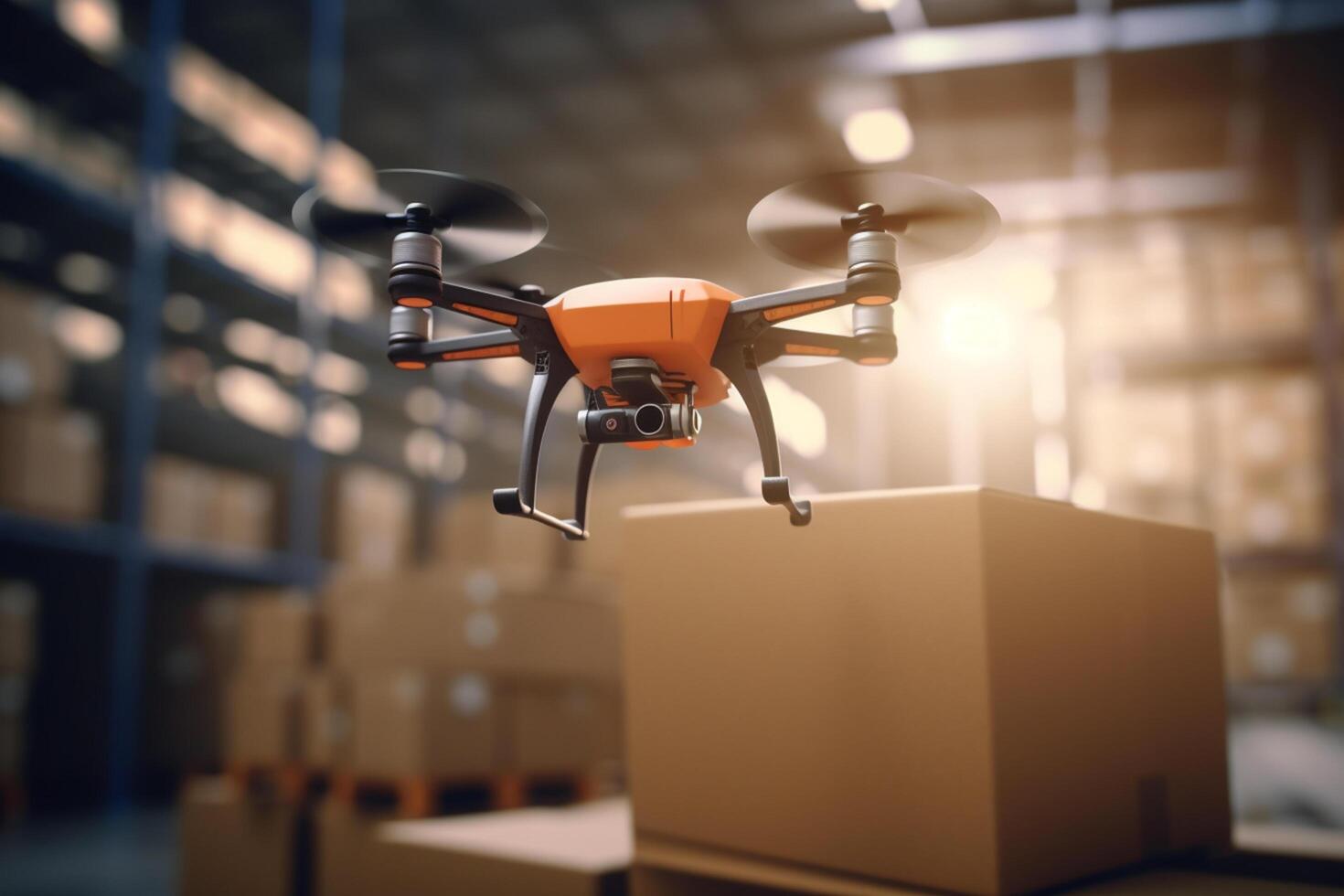 AI-Driven Drone Management in Warehouses and Logistics Centers photo