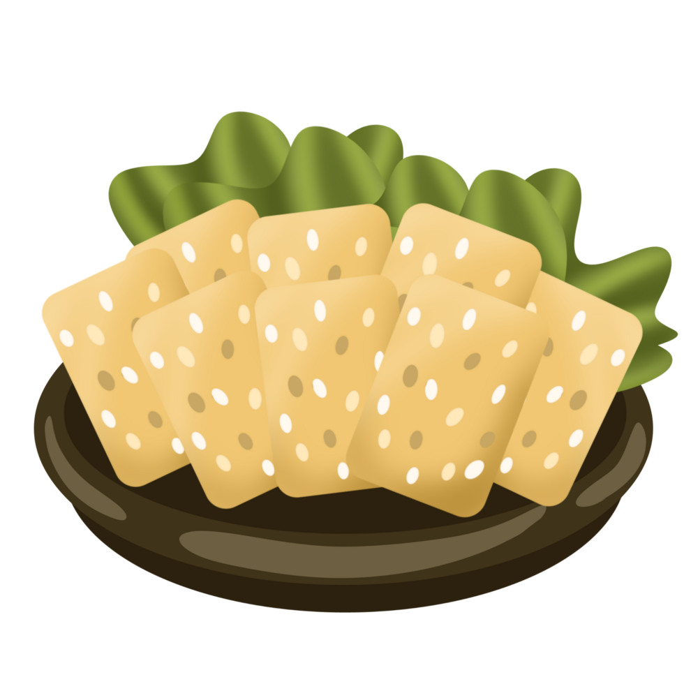 Tempeh food illustration png