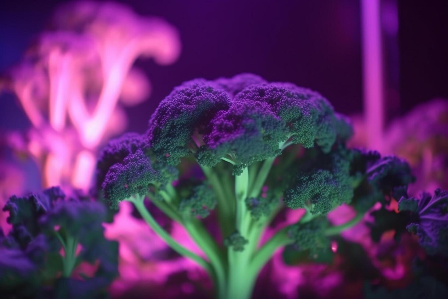 Cultivation of Broccoli under Artificial UV Light for Maximum Growth AI