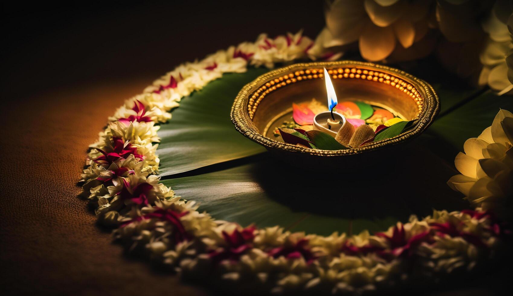 Onam The Harvest Festival of Kerala, India photo