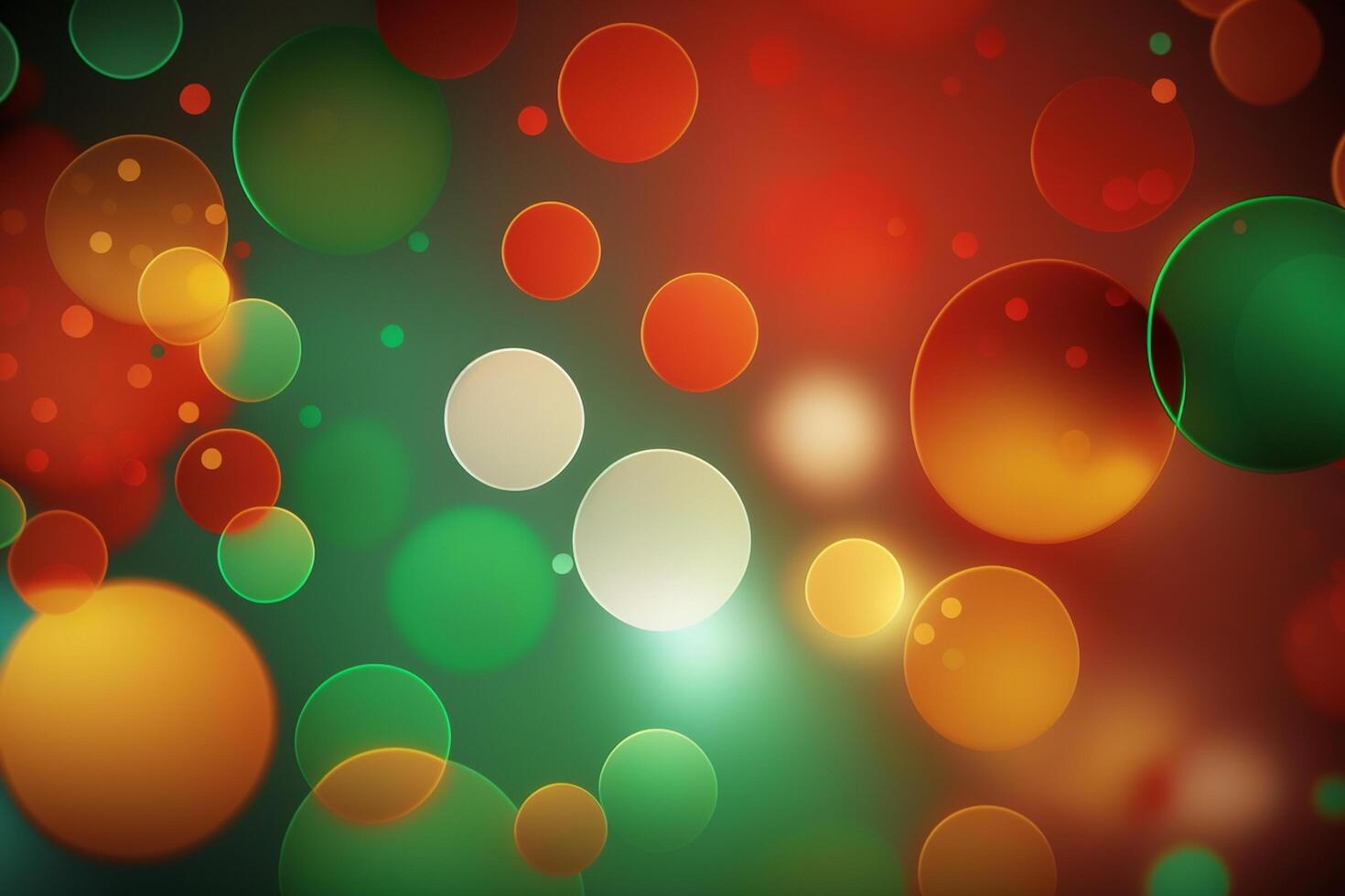 Swirling Spectrum A Vibrant Abstract Bokeh Background of Blurred Circles in a Rainbow of Colors photo