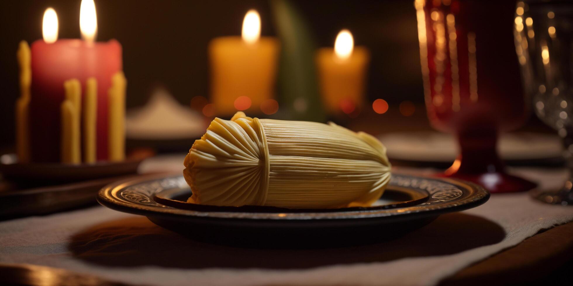 Celebrating the Feast of the Presentation Still Life with Candles for Dia de la Candelaria photo