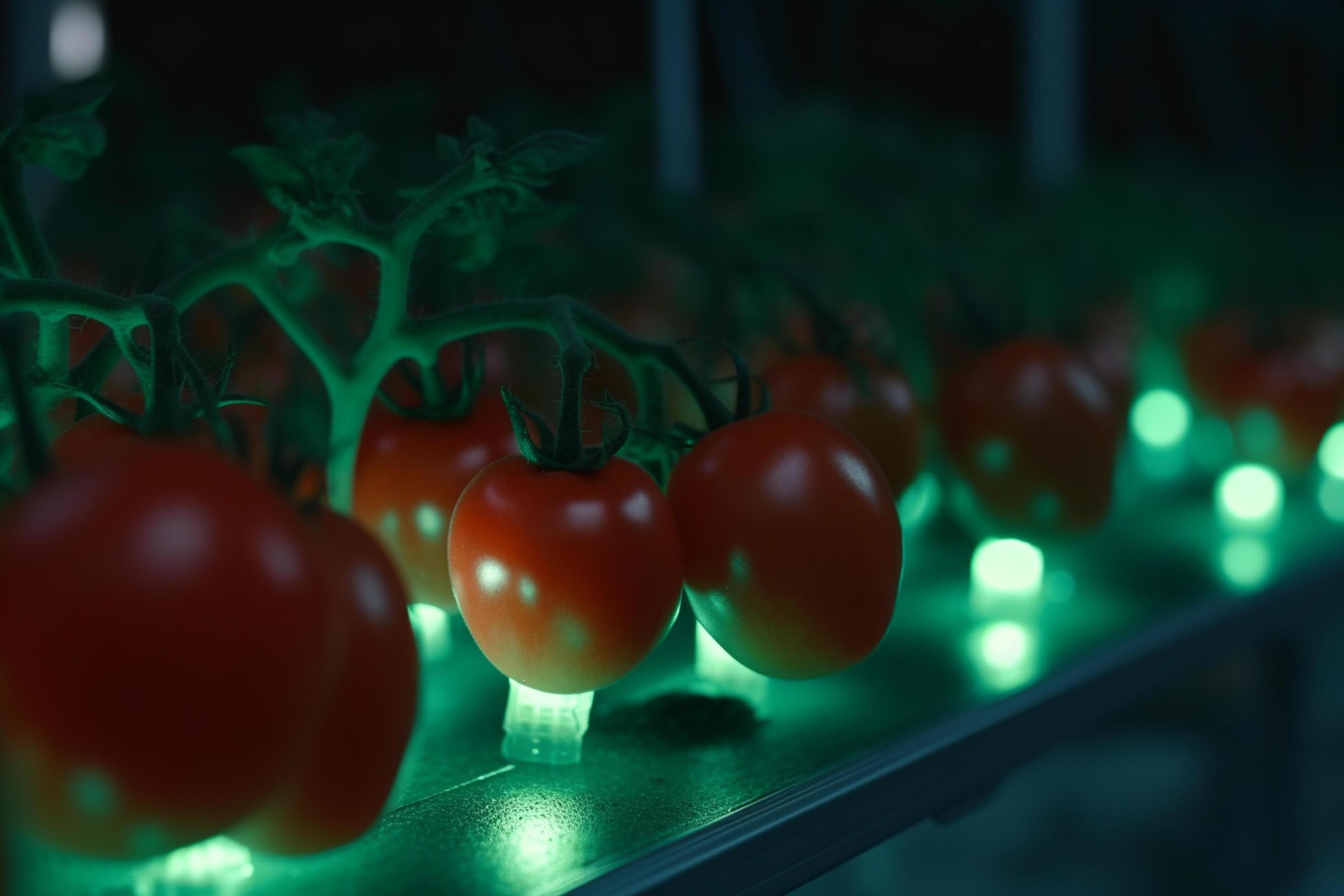 Glowing Tomatoes Cultivation under Artificial UV Light for Optimal