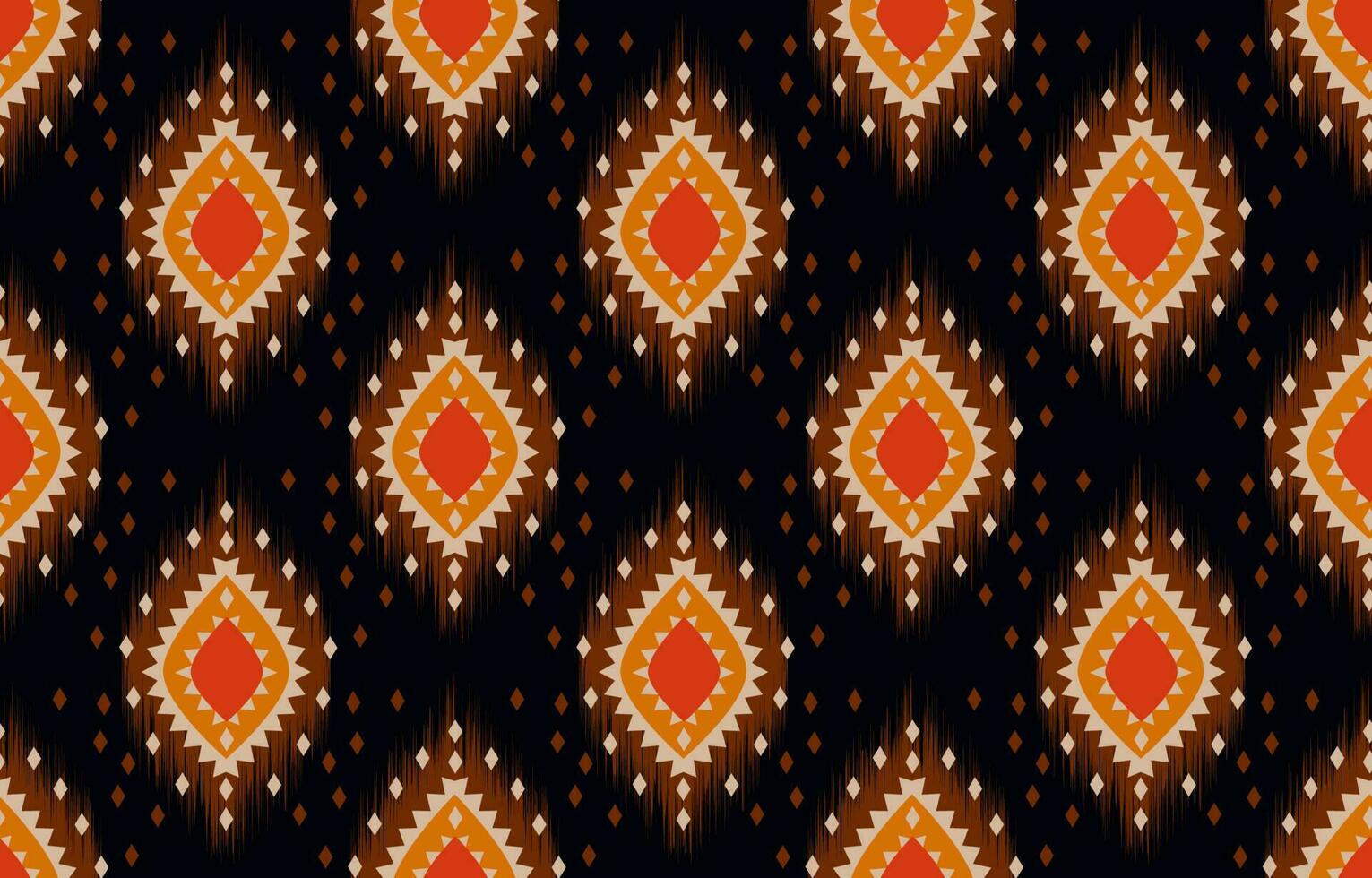 Ethnic abstract ikat art. Seamless pattern in tribal, folk embroidery, and Mexican style. Aztec geometric art ornament print. Design for carpet, wallpaper, clothing, wrapping, fabric, cover, textile. vector