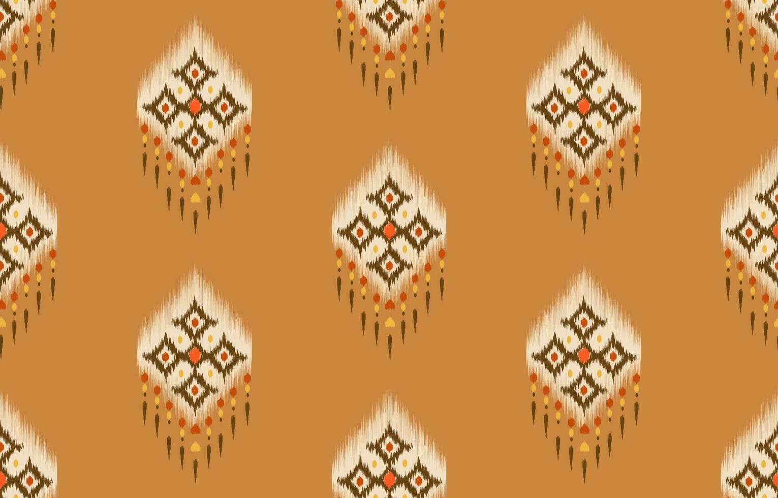 Ethnic abstract ikat art. Seamless pattern in tribal, folk embroidery, and Mexican style. Aztec geometric art ornament print. Design for carpet, wallpaper, clothing, wrapping, fabric, cover, textile. vector