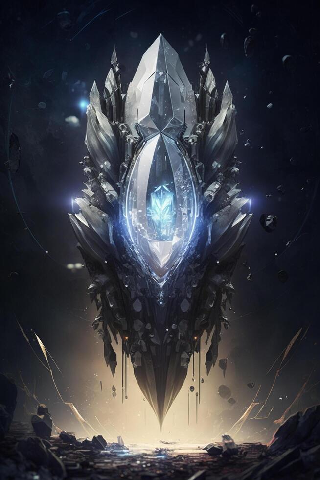 Modern extraterrestrial technology energy source crystal free energy content photo
