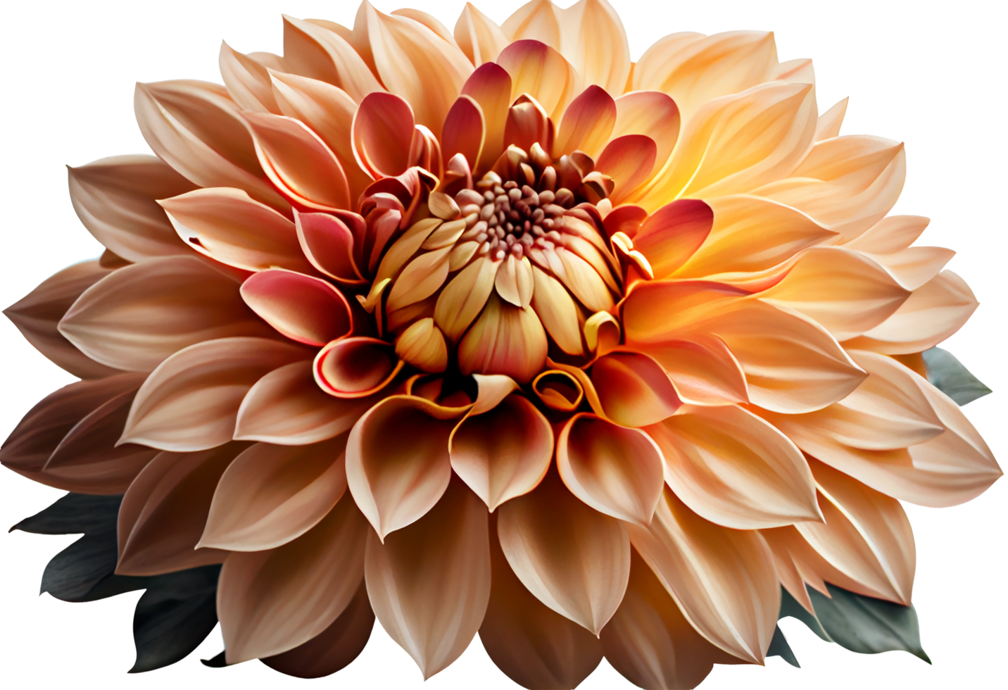 dalia, transparente fondo, generativo ai, dalia flor png