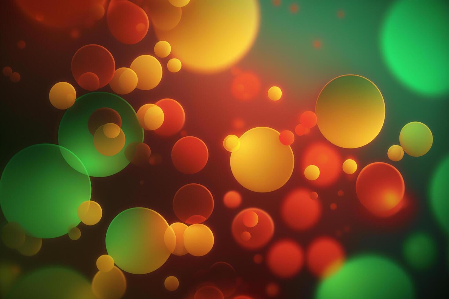 Swirling Spectrum A Vibrant Abstract Bokeh Background of Blurred Circles in a Rainbow of Colors photo