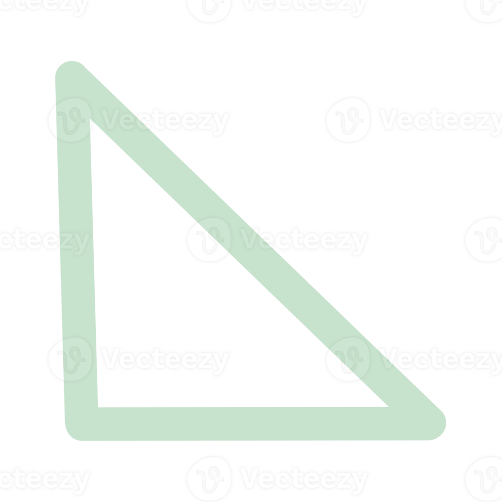 A green triangle png