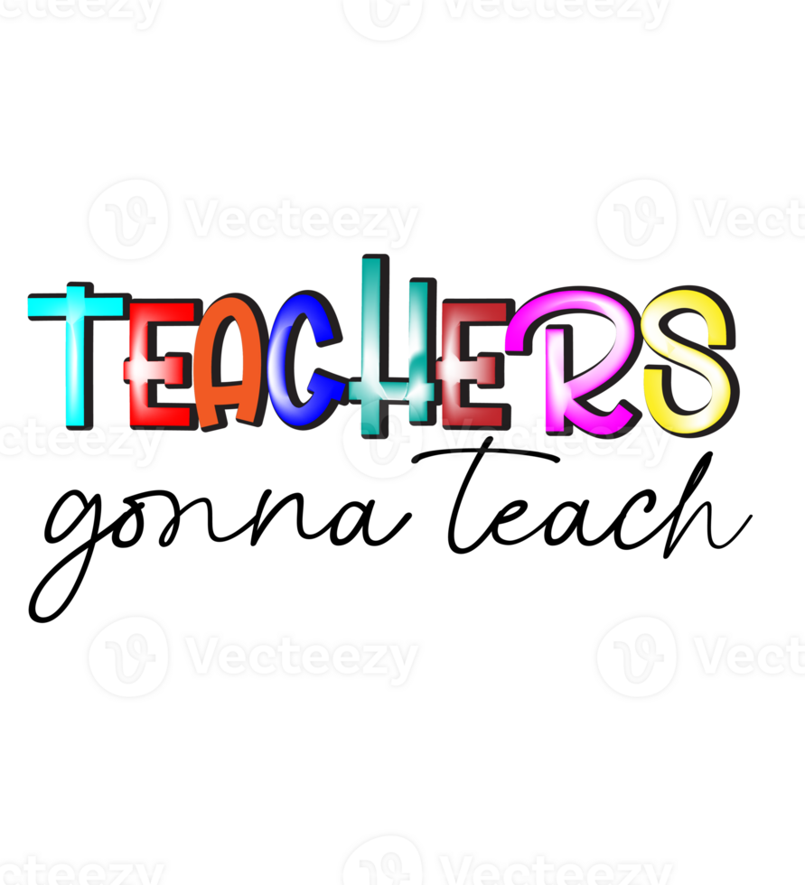 Teacher Sublimation Design png