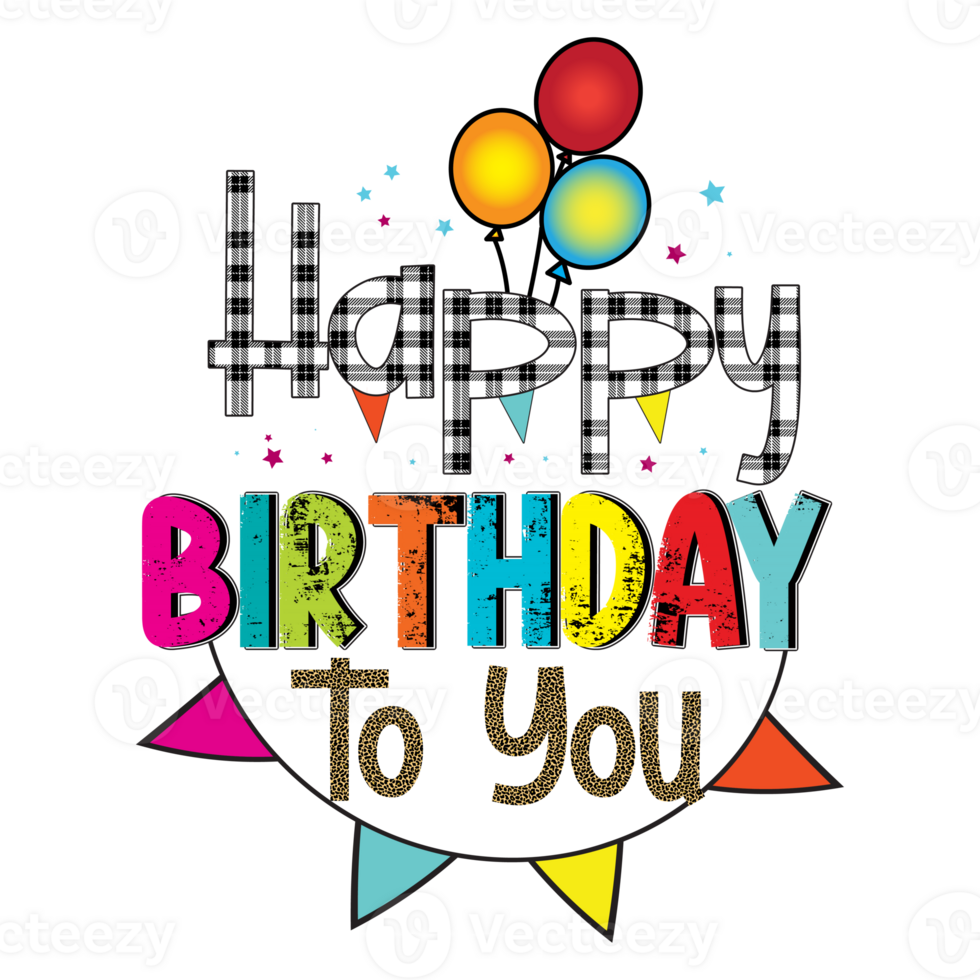 Birthday Sublimation Design png